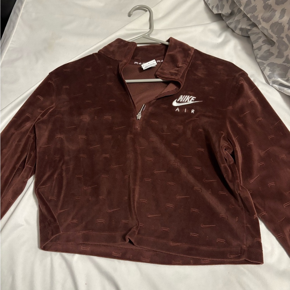 Nike Air Chocolate Quarter-Zip Top
